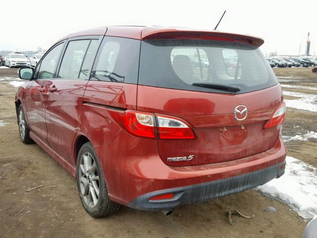 JM1CW2CL3F0188521 - 2015 MAZDA 5 TOURING RED photo 3