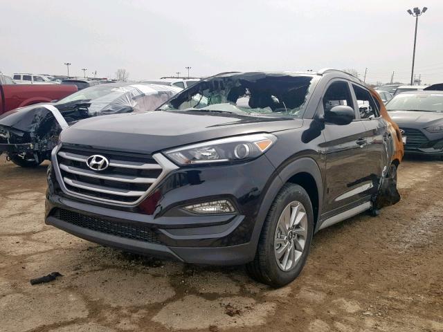 KM8J33A4XJU793702 - 2018 HYUNDAI TUCSON SEL BLACK photo 2