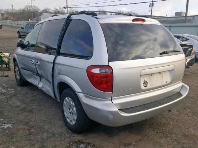 1C4GJ45313B113163 - 2003 CHRYSLER VOYAGER LX SILVER photo 3