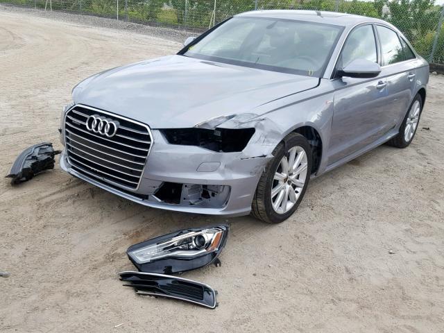 WAUFGAFC7GN127030 - 2016 AUDI A6 PREMIUM GRAY photo 2