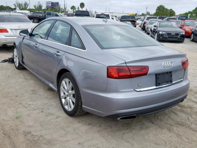 WAUFGAFC7GN127030 - 2016 AUDI A6 PREMIUM GRAY photo 3