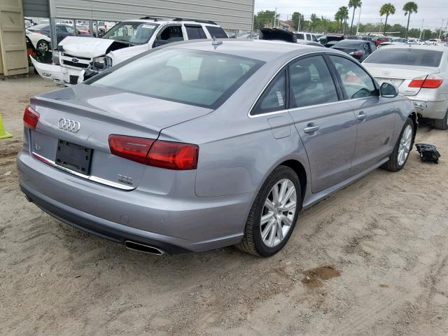 WAUFGAFC7GN127030 - 2016 AUDI A6 PREMIUM GRAY photo 4