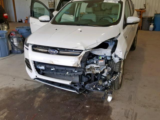 1FMCU9J92EUC73505 - 2014 FORD ESCAPE TIT WHITE photo 9