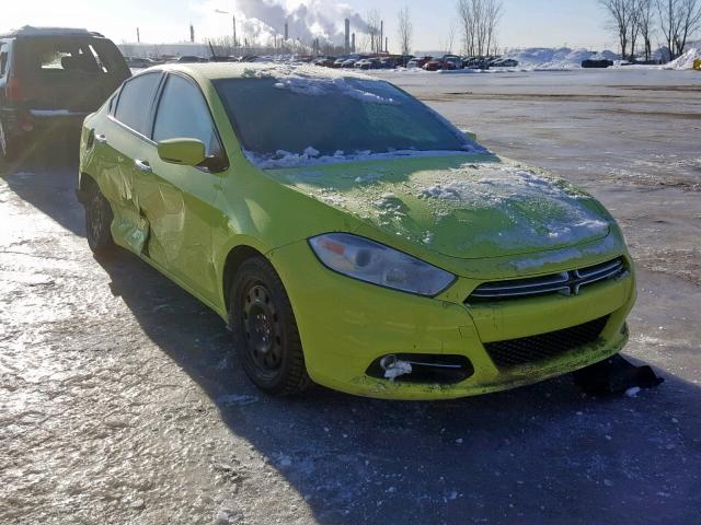 1C3CDFCH1DD181599 - 2013 DODGE DART LIMIT GREEN photo 1