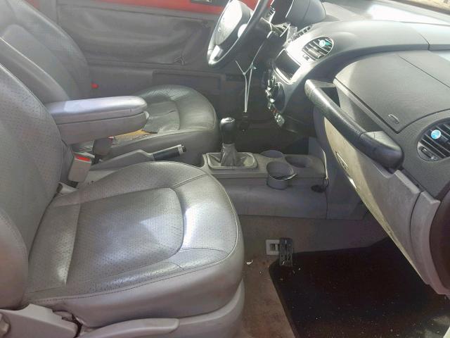 3VWDD21C2YM465623 - 2000 VOLKSWAGEN NEW BEETLE Qırmızı foto 5