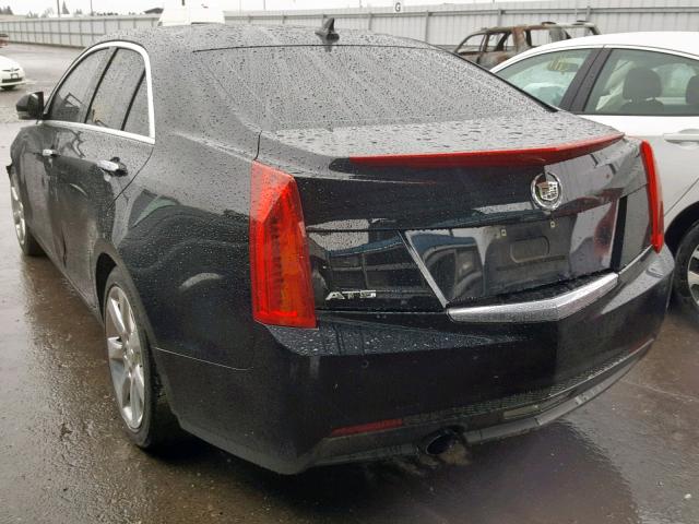 1G6AB5SA8D0137570 - 2013 CADILLAC ATS LUXURY BLACK photo 3