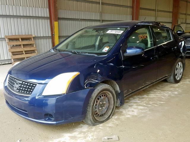 3N1AB61E68L712414 - 2008 NISSAN SENTRA 2.0 BLUE photo 2