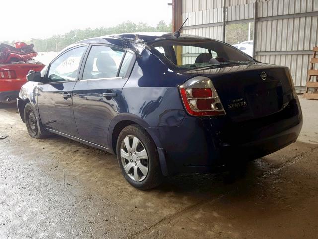 3N1AB61E68L712414 - 2008 NISSAN SENTRA 2.0 BLUE photo 3