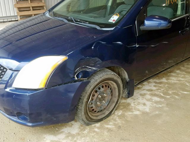 3N1AB61E68L712414 - 2008 NISSAN SENTRA 2.0 BLUE photo 9