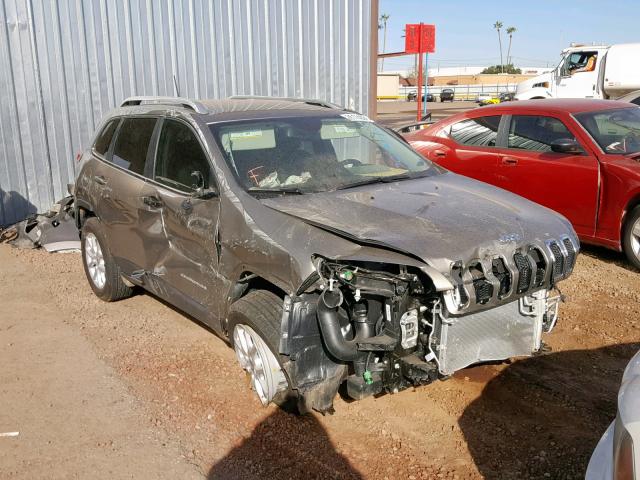 1C4PJMLX5JD578603 - 2018 JEEP CHEROKEE L GRAY photo 1