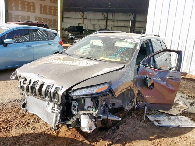 1C4PJMLX5JD578603 - 2018 JEEP CHEROKEE L GRAY photo 2