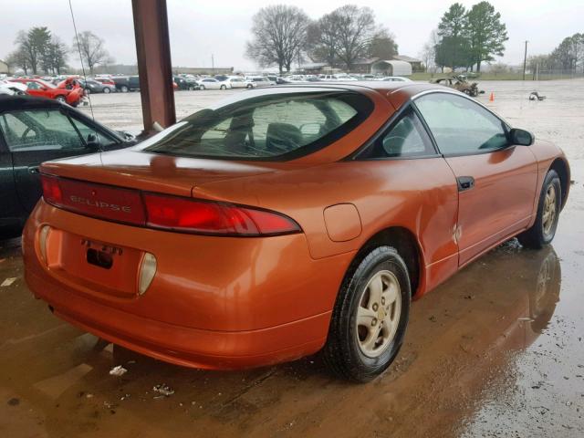 4A3AK34Y4SE136831 - 1995 MITSUBISHI ECLIPSE RS ORANGE photo 4