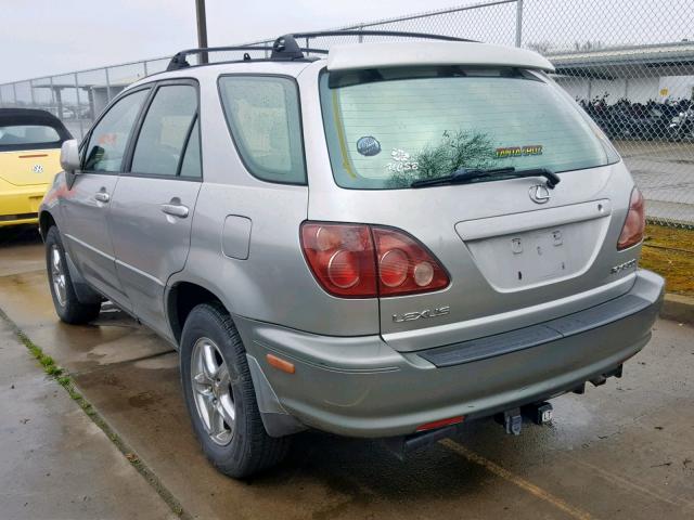 JT6HF10U4X0027486 - 1999 LEXUS RX 300 GRAY photo 3