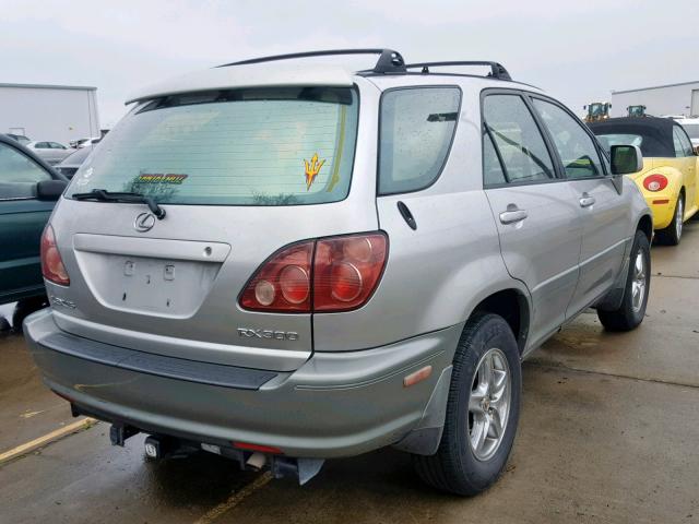 JT6HF10U4X0027486 - 1999 LEXUS RX 300 GRAY photo 4