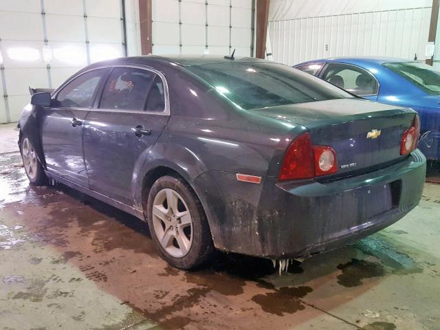 1G1ZB5E18BF309496 - 2011 CHEVROLET MALIBU LS CHARCOAL photo 3
