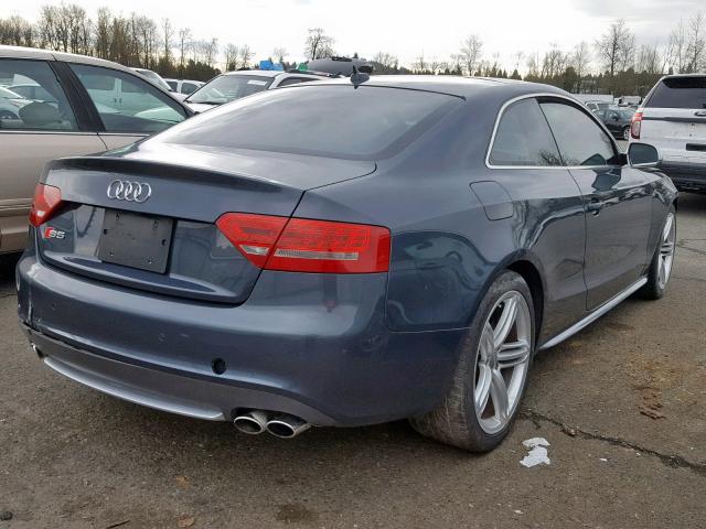 WAUVVAFR8AA054433 - 2010 AUDI S5 PRESTIG CHARCOAL photo 4