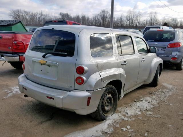 3GNDA13D86S591772 - 2006 CHEVROLET HHR LS Plata foto 4