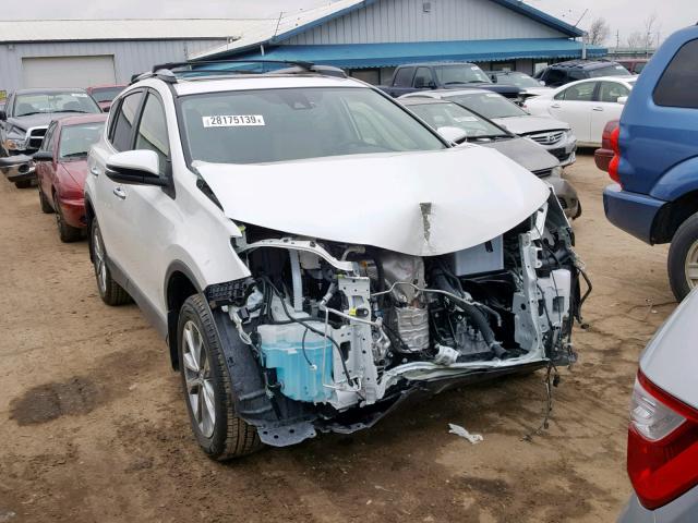 JTMDFREV1JD255386 - 2018 TOYOTA RAV4 LIMIT WHITE photo 1