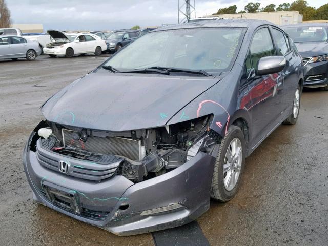 JHMZE2H70BS008725 - 2011 HONDA INSIGHT EX GRAY photo 2