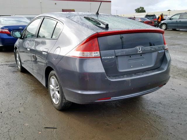 JHMZE2H70BS008725 - 2011 HONDA INSIGHT EX GRAY photo 3