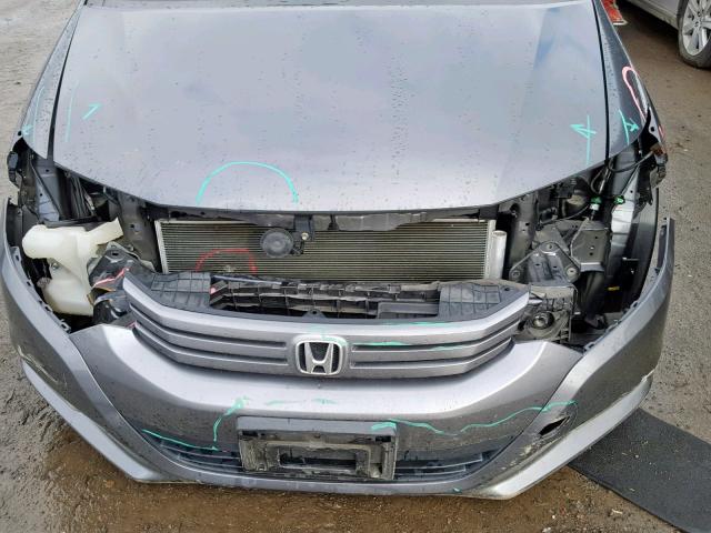 JHMZE2H70BS008725 - 2011 HONDA INSIGHT EX GRAY photo 9