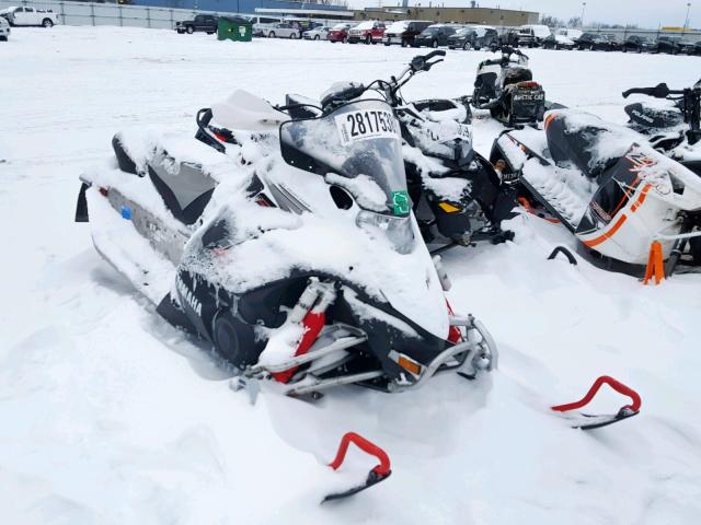 JYE8GL0019A003927 - 2009 YAMAHA SNOWMOBILE WHITE photo 1