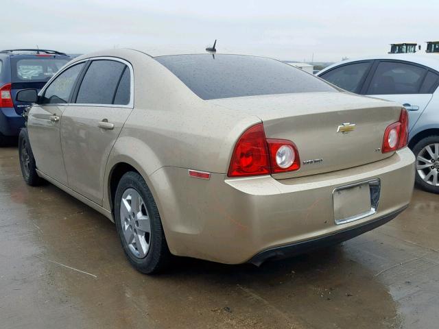 1G1ZG57B58F181492 - 2008 CHEVROLET MALIBU LS GOLD photo 3