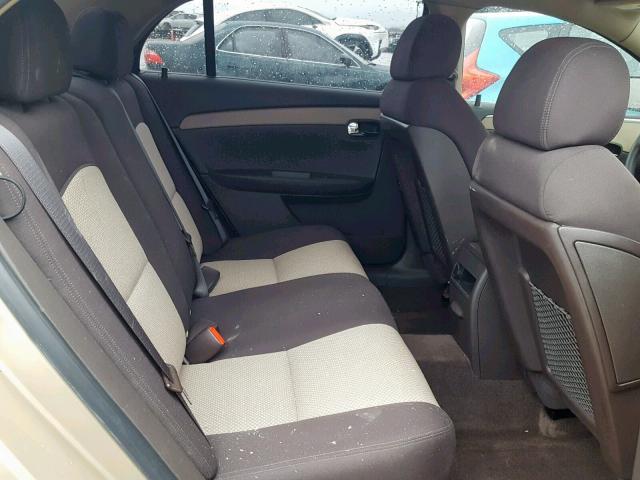 1G1ZG57B58F181492 - 2008 CHEVROLET MALIBU LS GOLD photo 6