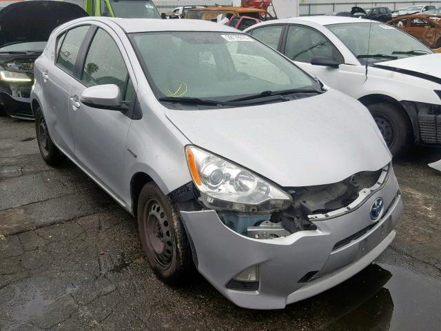 JTDKDTB32E1069246 - 2014 TOYOTA PRIUS C SILVER photo 1