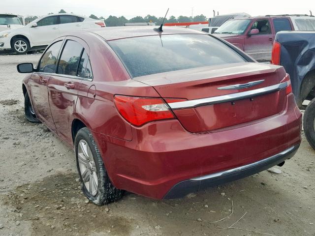 1C3CCBBB0CN298690 - 2012 CHRYSLER 200 TOURIN RED photo 3