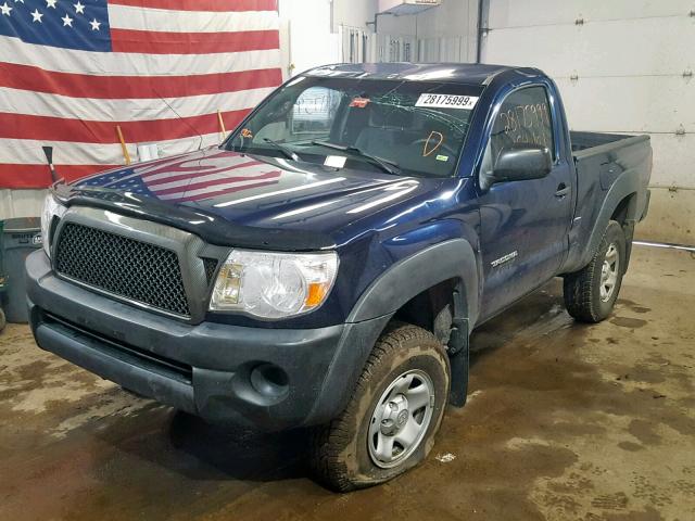 5TEPX42NX8Z545256 - 2008 TOYOTA TACOMA BLUE photo 2