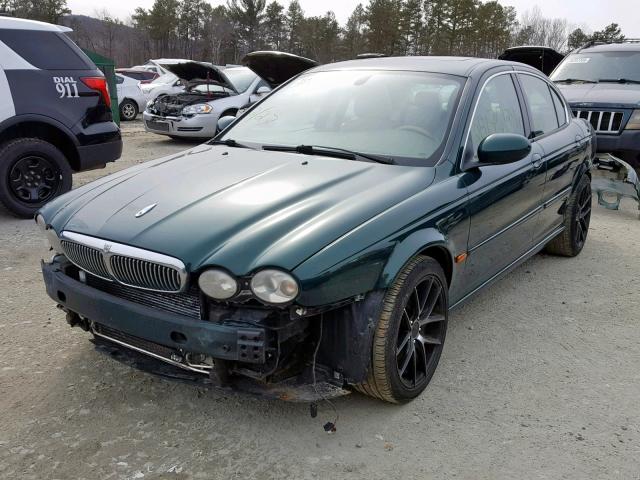 SAJEA51CX4WD63017 - 2004 JAGUAR X-TYPE 3.0 GREEN photo 2