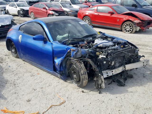 JN1AZ34E76M351316 - 2006 NISSAN 350Z COUPE BLUE photo 1