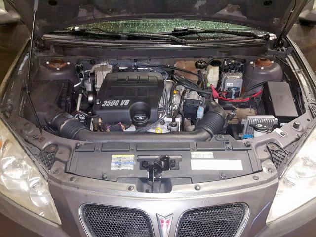 1G2ZH528854129172 - 2005 PONTIAC G6 GT GRAY photo 7