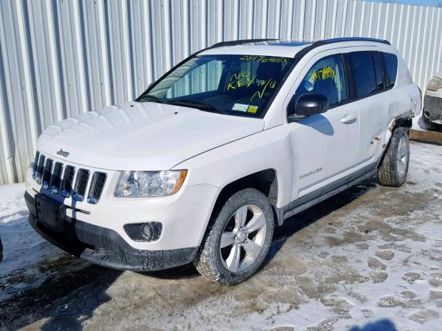 1J4NF1FB3BD282790 - 2011 JEEP COMPASS SP Ақ фото 2