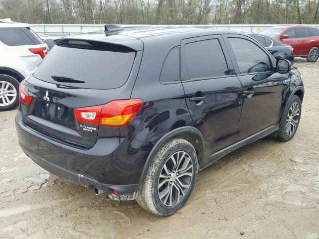 JA4AP3AU1HZ018057 - 2017 MITSUBISHI OUTLANDER BLACK photo 4