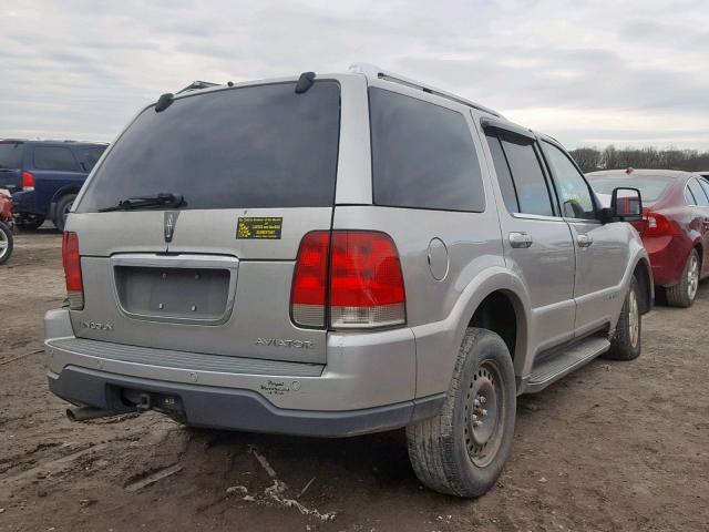 5LMEU88H84ZJ02191 - 2004 LINCOLN AVIATOR 银色 照片 4