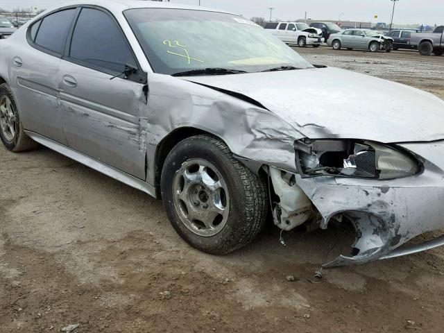 2G2WP522051198242 - 2005 PONTIAC GRAND PRIX SILVER photo 9
