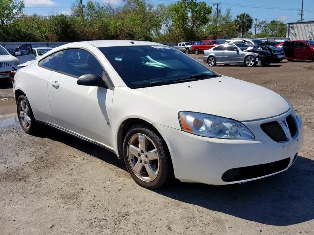 1G2ZH18N374231360 - 2007 PONTIAC G6 GT WHITE photo 1