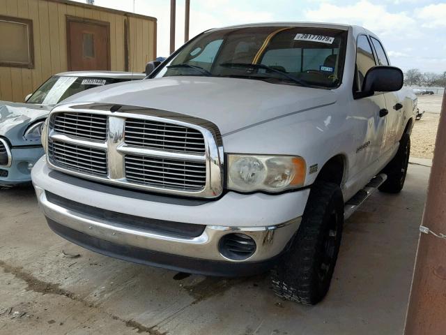 1D7HA18D84J231862 - 2004 DODGE RAM 1500 S WHITE photo 2