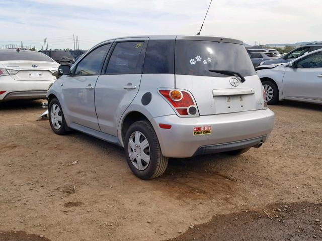 JTKKT624850078884 - 2005 TOYOTA SCION XA SILVER photo 3