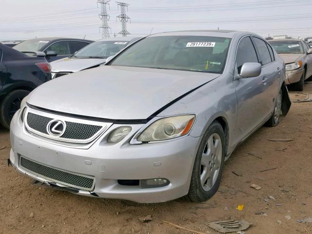 JTHBN96S765007044 - 2006 LEXUS GS GENERAT SILVER photo 2