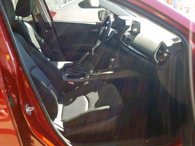 3MZBM1V73FM236752 - 2015 MAZDA 3 TOURING RED photo 5