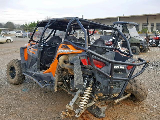 4XAVCE876GB670170 - 2016 POLARIS RZR 4 900 ORANGE photo 3