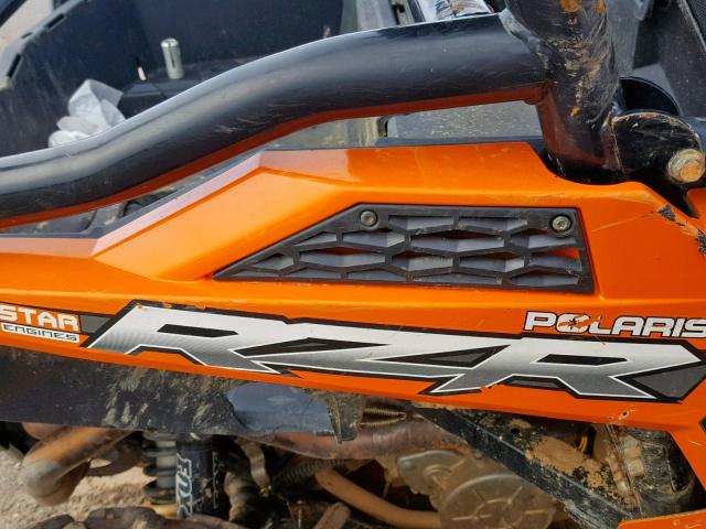 4XAVCE876GB670170 - 2016 POLARIS RZR 4 900 ORANGE photo 9