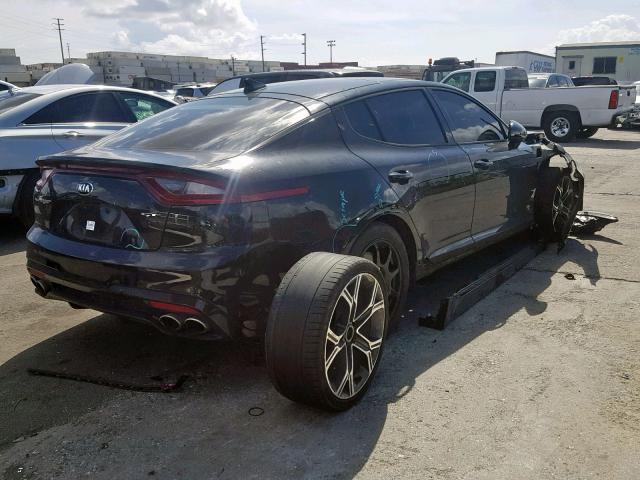 KNAE45LC3J6018159 - 2018 KIA STINGER GT BLACK photo 4