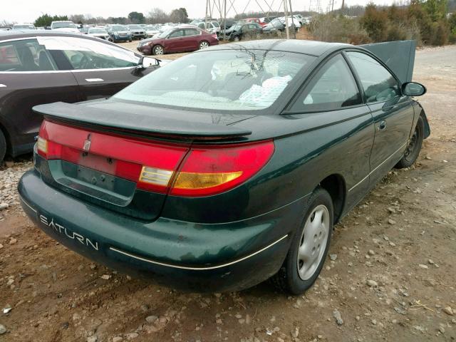 1G8ZH1273VZ391965 - 1997 SATURN SC2 GREEN photo 4