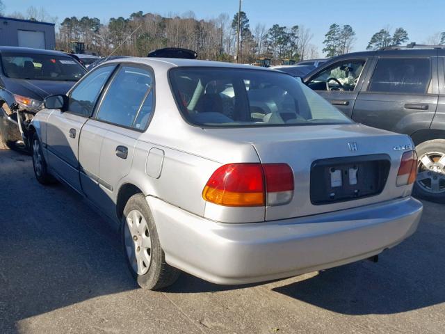 2HGEJ662XWH564551 - 1998 HONDA CIVIC DX SILVER photo 3