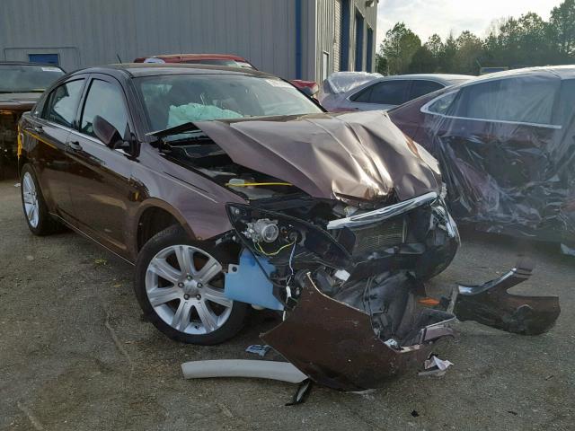 1C3CCBABXDN704526 - 2013 CHRYSLER 200 LX BROWN photo 1