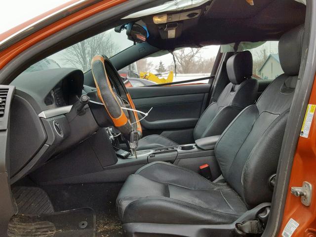 6G2ER57748L129694 - 2008 PONTIAC G8 ORANGE photo 5